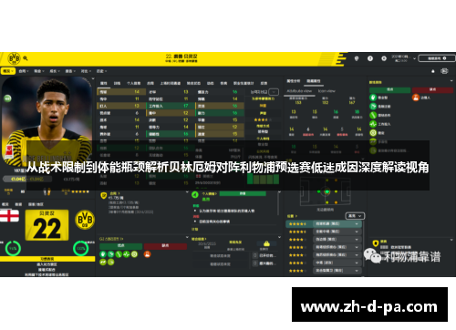 从战术限制到体能瓶颈解析贝林厄姆对阵利物浦预选赛低迷成因深度解读视角